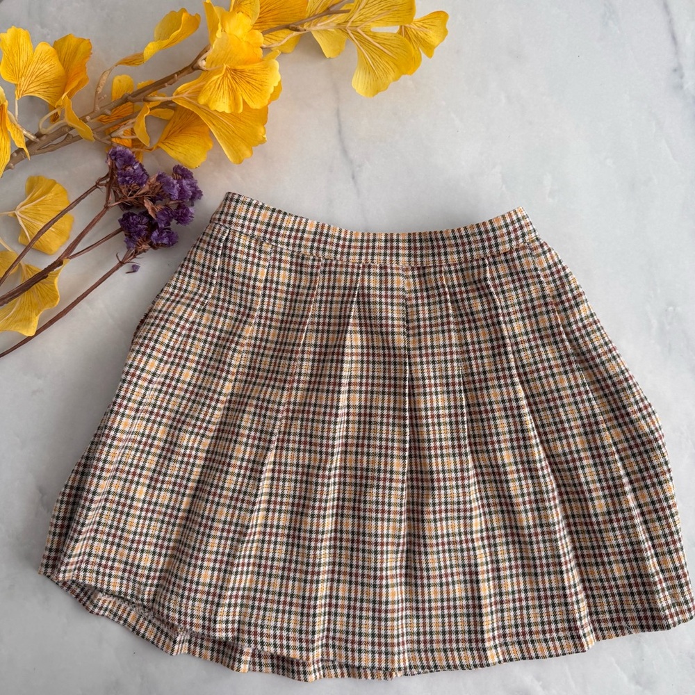 Zara Plaid Kids Skirt - Multicolor